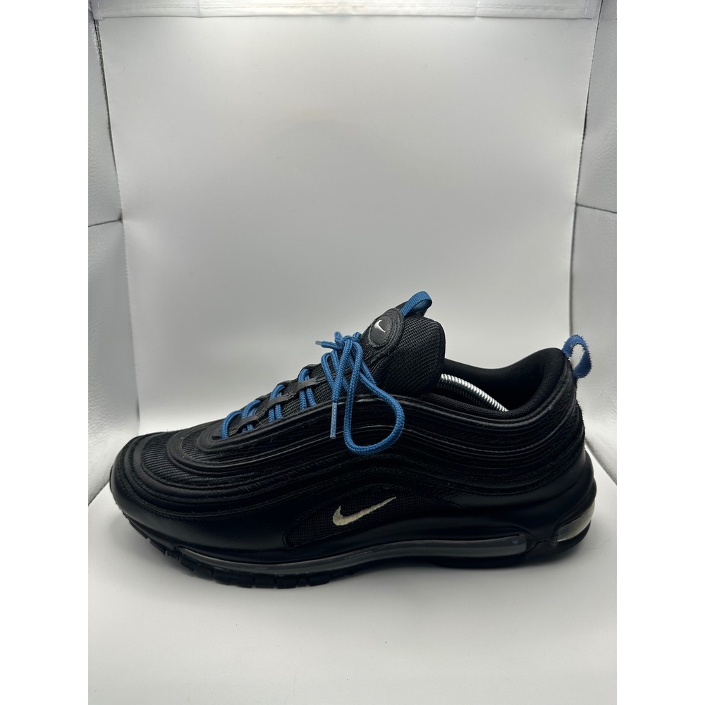 Nike Air Max 97 Mens Size 13 Black Blue DQ0131-992 Good Condition Sneakers